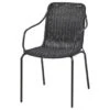 Tuinstoel Denver Zwart -Buitenleven & Tuin 123 104
