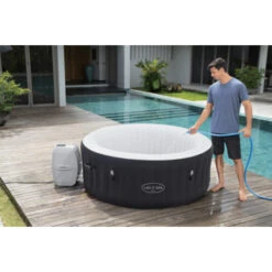 Bestway Lay-Z Spa Jacuzzi Miami Airjet 180x66 Cm -Buitenleven & Tuin 123 1237