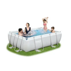 Bestway Zwembad Power Steel Rechthoek 282x196x84 Cm Met Filterpomp -Buitenleven & Tuin 123 1290