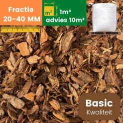 Big Bag Franse Boomschors Basic 20-40 Mm (1m³) 5 Big Bag Franse Boomschors Basic 20-40 Mm (1m³) -Buitenleven & Tuin 123 1405