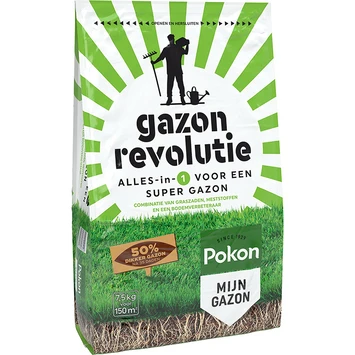Pokon Gazon Revolutie 7,5kg 3 Pokon Gazon Revolutie 7,5kg