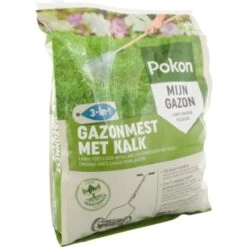 Pokon Gazonmest Met Kalk 3-in-1 5kg -Buitenleven & Tuin 123 1427