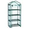 Kweekkast 4 Planken Metaal Groen -Buitenleven & Tuin 123 1429