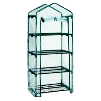 Kweekkast 4 Planken Metaal Groen 3 Kweekkast 4 Planken Metaal Groen