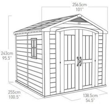 Keter Factor 88 Tuinhuis 4 Keter Factor 88 Tuinhuis - Afbeelding 2