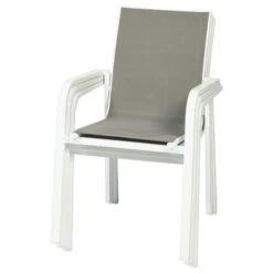 Stapelstoel Valencia Wit -Buitenleven & Tuin 123 161