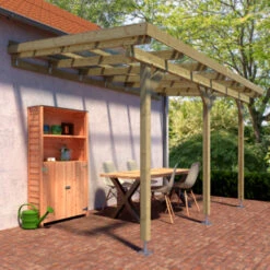 Overkapping Aanbouw 424x257 Cm -Buitenleven & Tuin 123 1639