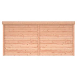 Overkapping Douglas Hout Blank Met Achterwand 270x522 Cm -Buitenleven & Tuin 123 1679