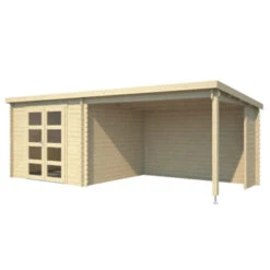 Tuinhuis Manuel Met Overkapping 620x309 Cm