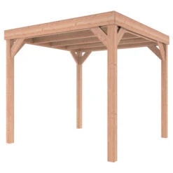 Overkapping Douglas Hout Blank 270x270 Cm -Buitenleven & Tuin 123 1733