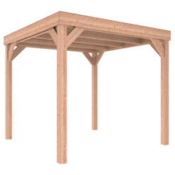 Overkapping Douglas Hout Blank 270x270 Cm -Buitenleven & Tuin 123 1737