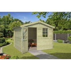 Tuinhuis Roos Geïmpregneerd 307x250 Cm -Buitenleven & Tuin 123 1744