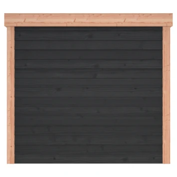 Overkapping Douglas Hout Zwart Met Achterwand En 2 Zijwanden 270x270 Cm 7 Overkapping Douglas Hout Zwart Met Achterwand En 2 Zijwanden 270x270 Cm - Afbeelding 5