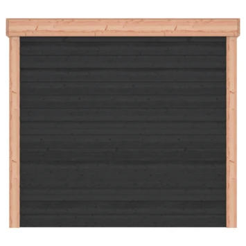 Overkapping Douglas Hout Zwart Met Achterwand En 2 Zijwanden 270x270 Cm 9 Overkapping Douglas Hout Zwart Met Achterwand En 2 Zijwanden 270x270 Cm - Afbeelding 7