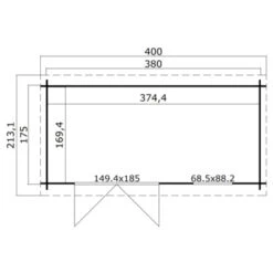 Tuinhuis Danna 380x175 Blank 7 Tuinhuis Danna 380x175 Blank -Buitenleven & Tuin 123 1796