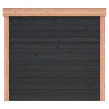 Overkapping Douglas Hout Zwart Met Achterwand En Zijwand 270x270 Cm 6 Overkapping Douglas Hout Zwart Met Achterwand En Zijwand 270x270 Cm - Afbeelding 4