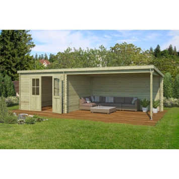 Tuinhuis Esther 681x292cm Geïmpregneerd 4 Tuinhuis Esther 681x292cm Geïmpregneerd - Afbeelding 2