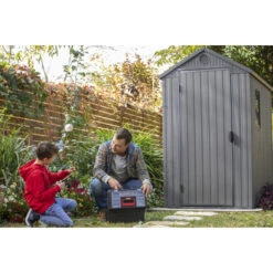 Tuinhuis Keter Darwin 46 Woodlook Greyisch -Buitenleven & Tuin 123 1833