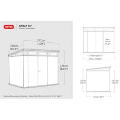 Keter Artisan 97 Grijs/zwart -Buitenleven & Tuin 123 1848