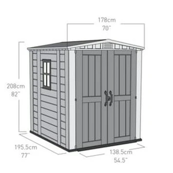 Keter Factor 66 Tuinhuis 4 Keter Factor 66 Tuinhuis - Afbeelding 2