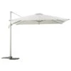 Zweefparasol Ibiza Wit Vierkant Ø300 Cm 2 Zweefparasol Ibiza Wit Vierkant Ø300 Cm -Buitenleven & Tuin 123 1902