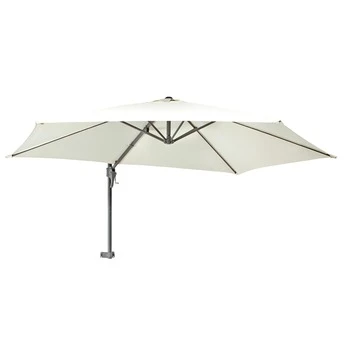 Muurparasol Sarezzo Ecru Ø300 Cm 3 Muurparasol Sarezzo Ecru Ø300 Cm