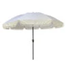 Parasol Marrakesh Wit Ø250 Cm -Buitenleven & Tuin 123 1948
