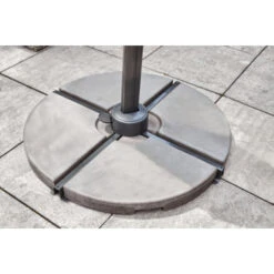 Parasolvoettegel Zilver 25kg -Buitenleven & Tuin 123 2002