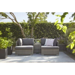 Loungeset Santiago Antraciet -Buitenleven & Tuin 123 201