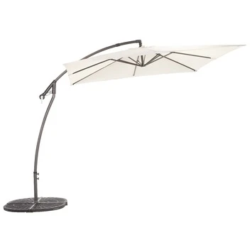 Zweefparasol Freeport Ecru Ø250 Cm 3 Zweefparasol Freeport Ecru Ø250 Cm