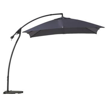 Zweefparasol Florida Vierkant Antraciet 250x250 Cm 3 Zweefparasol Florida Vierkant Antraciet 250x250 Cm