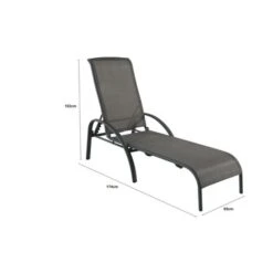 Ligbed Toledo Antraciet -Buitenleven & Tuin 123 214