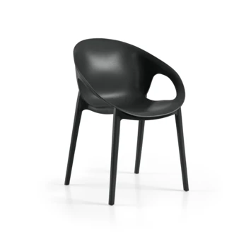 Stoel Lotus Zwart 3 Stoel Lotus Zwart