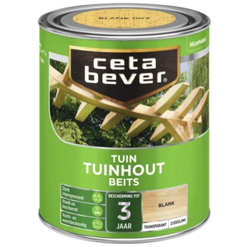 CetaBever Tuinhoutbeits Transparant Blank 750 Ml 4 CetaBever Tuinhoutbeits Transparant Blank 750 Ml - Afbeelding 2