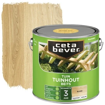 CetaBever Tuinhoutbeits Transparant Blank 2,5 L 3 CetaBever Tuinhoutbeits Transparant Blank 2,5 L