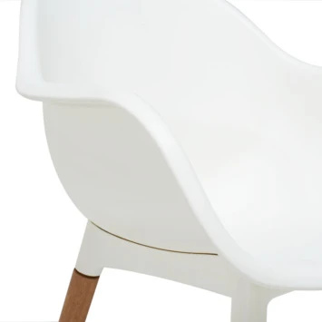 Stoel Odense Wit 5 Stoel Odense Wit - Afbeelding 3