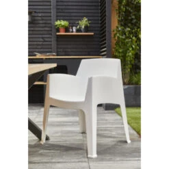 Stoel Bougainville Wit 5 Stoel Bougainville Wit -Buitenleven & Tuin 123 445