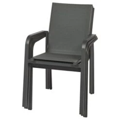Stapelstoel Valencia Antraciet -Buitenleven & Tuin 123 459