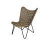 Vlinderstoel Belize Zwartbruin -Buitenleven & Tuin 123 476