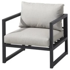 Loungestoel Chelva Antraciet