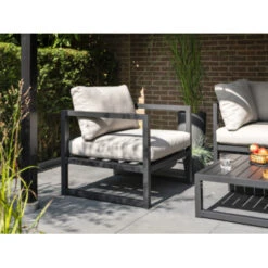Loungestoel Chelva Antraciet -Buitenleven & Tuin 123 495