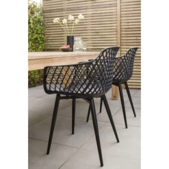 Stoel Savona Zwart -Buitenleven & Tuin 123 516