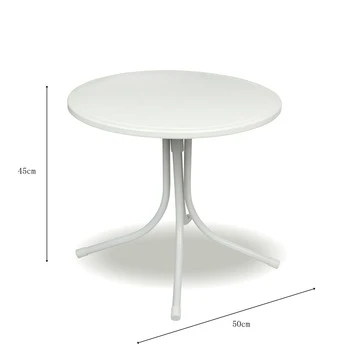 Kindertafel Marijn Grijs Aluminium Ø50x48 Cm 5 Kindertafel Marijn Grijs Aluminium Ø50x48 Cm - Afbeelding 3
