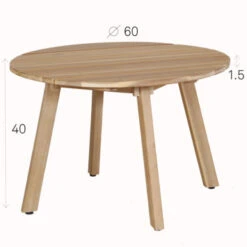 GAMMA Bijzettafel Jura 60x60 Cm -Buitenleven & Tuin 123 558