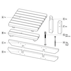 Kinderpicknicktafel Julia -Buitenleven & Tuin 123 580