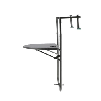 Balkontafel Halfrond Antraciet 7 Balkontafel Halfrond Antraciet - Afbeelding 5