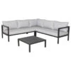 Loungeset Evora Antraciet -Buitenleven & Tuin 123 698