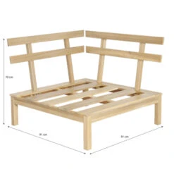Palletbank Hoekdeel 14 Palletbank Hoekdeel -Buitenleven & Tuin 123 762
