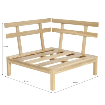 Palletbank Hoekdeel 8 Palletbank Hoekdeel - Afbeelding 6