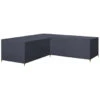 Loungesethoes L-vorm 250X250 Cm -Buitenleven & Tuin 123 793